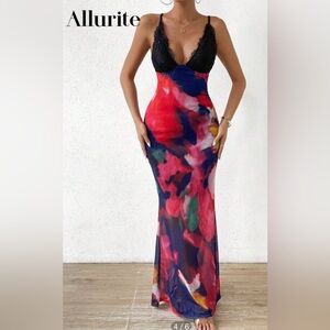 Women's Multicolor Maxi Dress